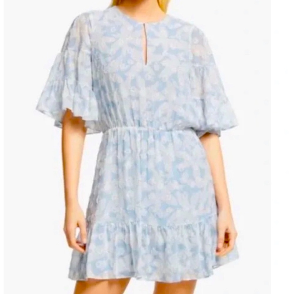 NWOT! Joie Teresa Keyhole Silk Blend Embroidered Dress Size S